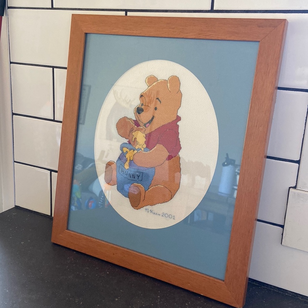 Vintage Winnie the Pooh Cross-stitch